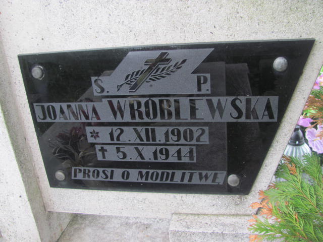 Joanna Wróblewska 1902 Rymanów - Grobonet - Wyszukiwarka osób pochowanych