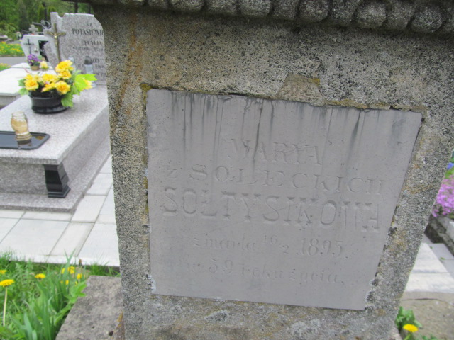 Maria Sołtysikowa 1855 Rymanów - Grobonet - Wyszukiwarka osób pochowanych